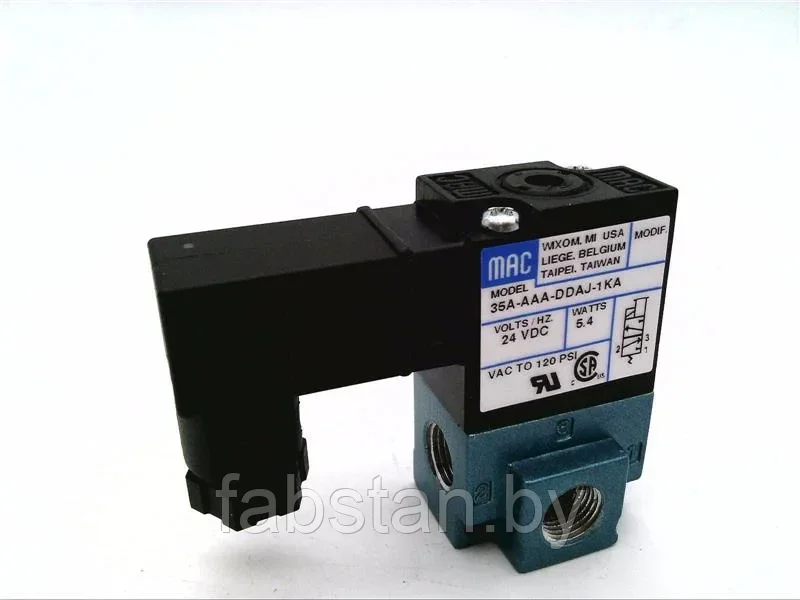 Пневмораспределитель 35A-ACA-DDAJ-1KA, MAC Valves