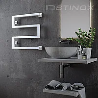 Полотенцесушитель водяной STINOX ULTRA 500x500 матовый белый