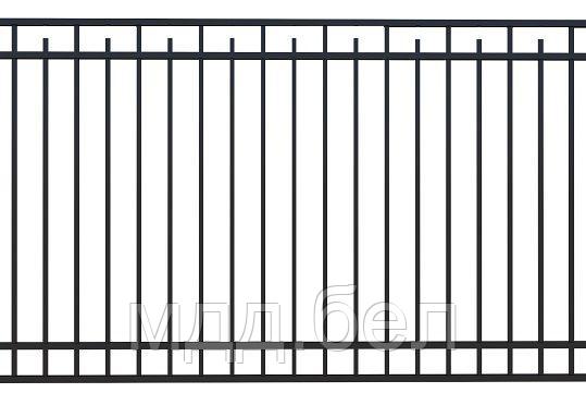 Забор металлический сборный КЗС-7, секция 2000мм*3000мм, фото 1