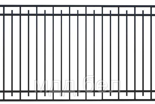 Забор металлический сборный КЗС-8, секция 2000мм*3000мм