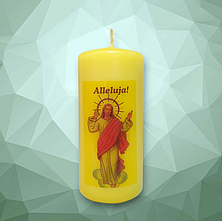 Свеча парафиновая OK009, высотой 10см