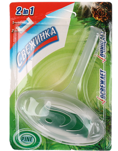 Освежитель-Блистер WC с гелевой вставкой "Свежинка" хвоя 40г