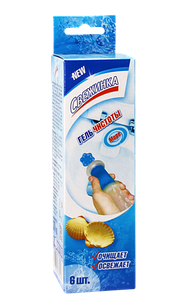 Гелевый освежитель WC с дозатором "Свежинка" море (на 6 использований)