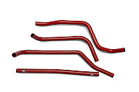 Патрубки радиатора отопителя УАЗ 3163 Patriot (к-т 2 шт.) с 2017 г. RedBTR силикон