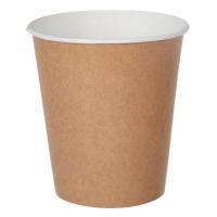 Стаканы бумажные одноразовые 185 мл Крафт