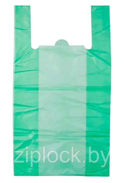 Пакет 26см*27см 7 микрон зеленый,200шт/уп