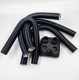 Выходной патрубок с лицевой панелью