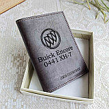 Мужской набор: ремень 4см ТЁРКА + обложка для автодокументов, фото 5