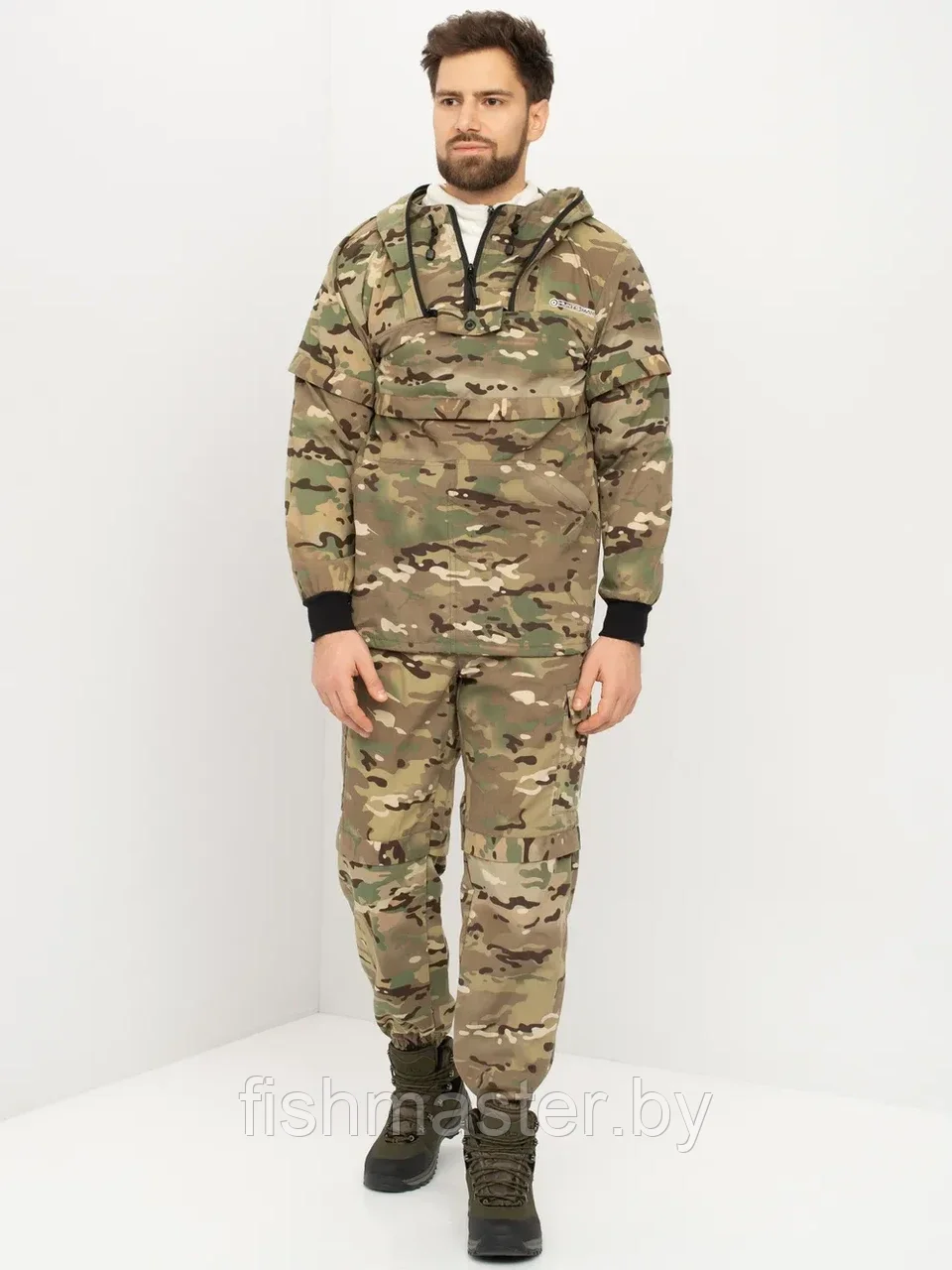 Костюм летний HUNTSMAN Антигнус Люкс цв.Мультикам тк Сорочка Смесовая