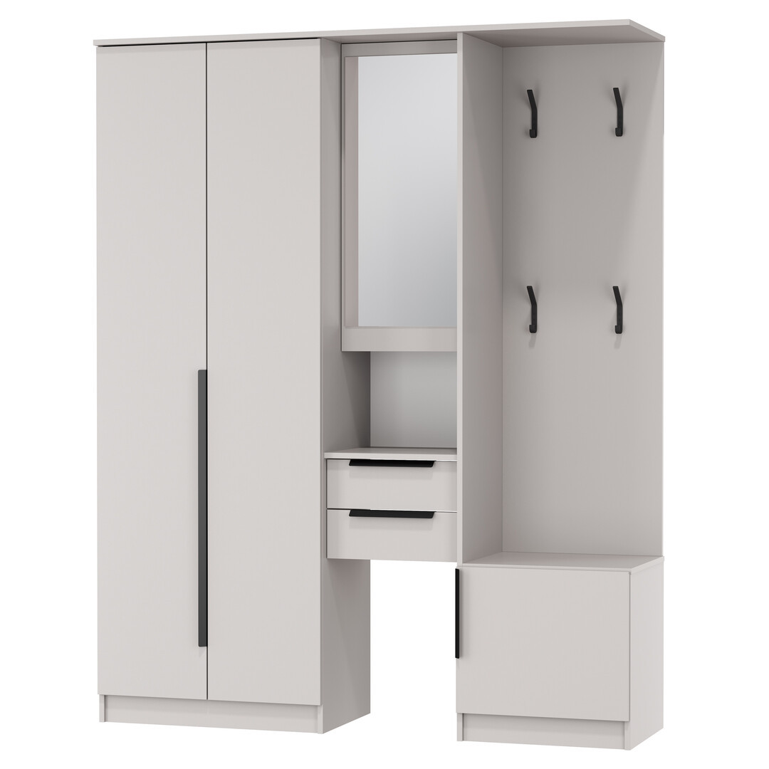 Прихожая Дебют - 5 New (кашемир/белый)