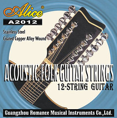 Alice A2012 Комплект струн для 12-струнной гитары медь