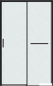 Душевая дверь Grossman Style 130x195 100.K33.05.130.21.02 (черный матовый/стекло шиншилла)