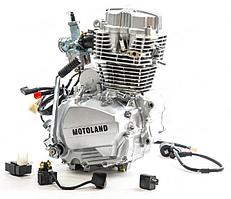 Двигатель 200см3 163FML CG200 (63,5x62,2) грм штанга, 5ск