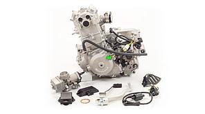 Двигатель 250см3 177MM NC250 (77x53,6) Zongshen 4 клапана/водянка, полный комплект+радиаторы