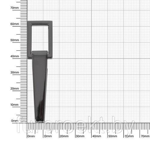 Ручкодержатель А-977 10мм блек никель полир СУПЕР