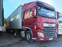 Установка гидравлики на тягач ДАФ под самосвал и полуприцеп с подвижным полом