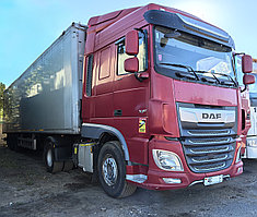 Установка гидравлики на тягач ДАФ под самосвал и полуприцеп с подвижным полом