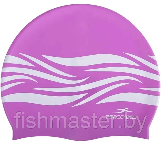 Шапочка для плавания 25DEGREES Fame Lilac 25D21006J, силикон, подростковый