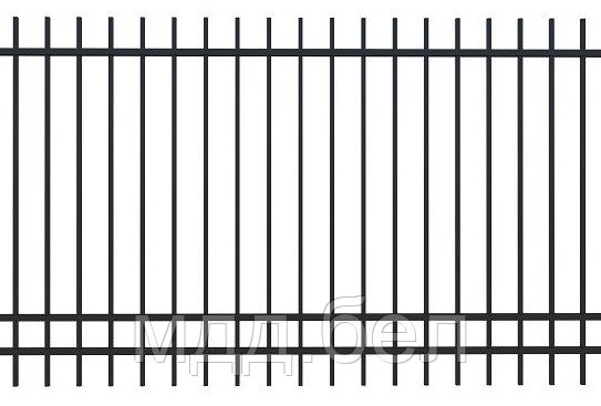 Забор металлический сборный КЗC-2оц, секция 2000мм*3000мм