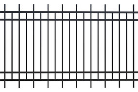 Забор металлический сборный КЗC-6оц, секция 2000мм*3000мм