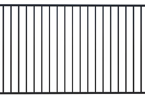 Забор металлический сборный КЗC-12оц, секция 2000мм*3000мм