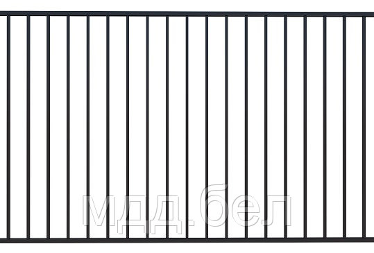 Забор металлический сборный КЗC-12оц, секция 2000мм*3000мм