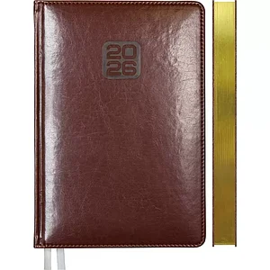 Ежедневник 2026 BRAVO А5 золотой срез