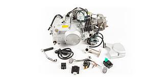 Двигатель 125см3 152FMI (52.4x55.5) механика, 4ск, стартер сверху