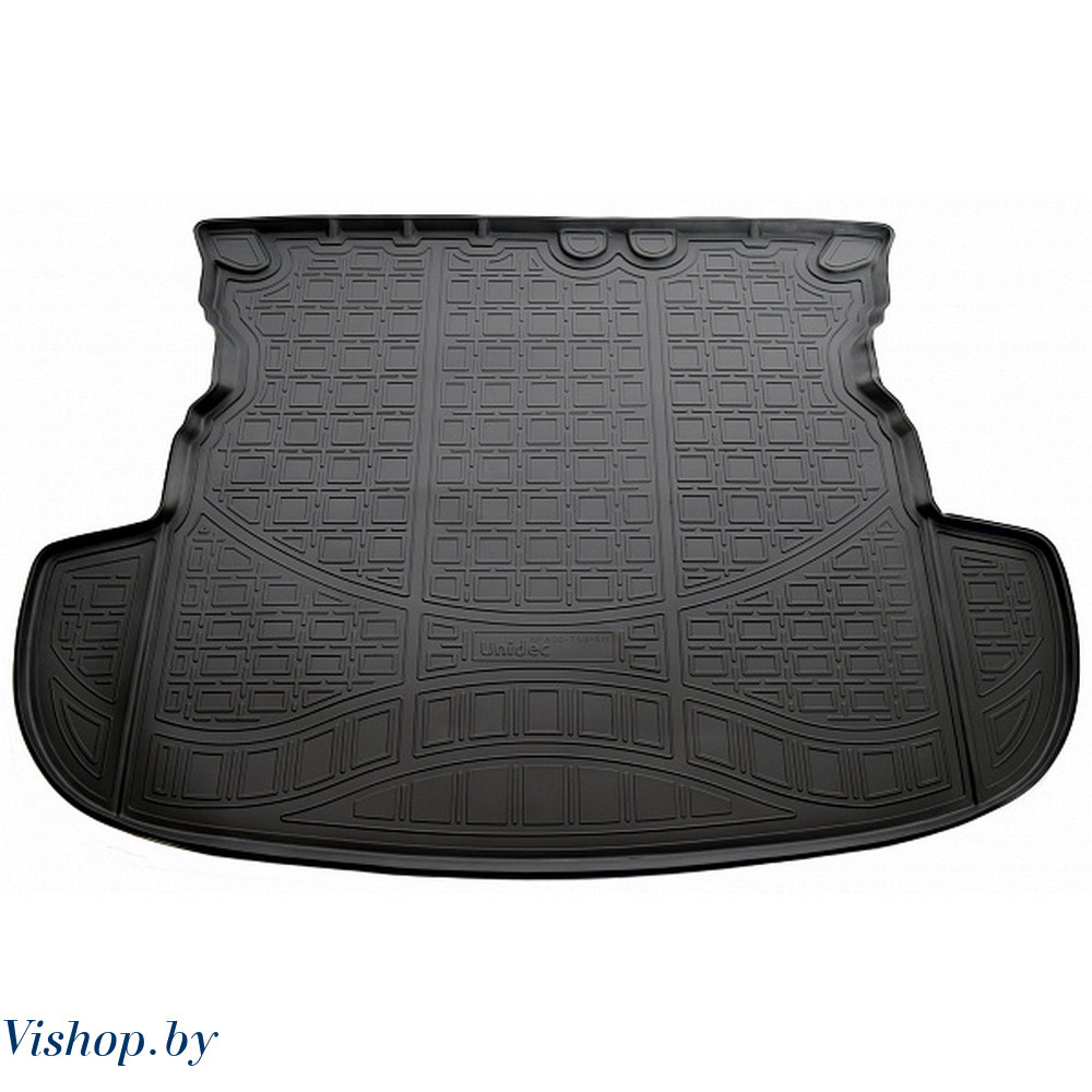 Коврик багажника для Mitsubishi Outlander без органайзера Серый