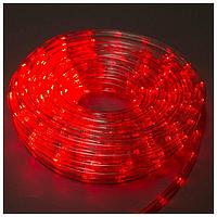 Дюралайт 10 мм, IP65, 10 м, 24 LED/м, 220 В, 8 режимов, свечение красное