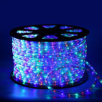 Дюралайт 13 мм, IP65, 100 м, 36 LED/м, 220 В, 2W, постоянное свечение, свечение мульти