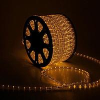 Дюралайт 13 мм, IP65, 100 м, 36 LED/м, 220 В, 2W, постоянное свечение, свечение жёлтое