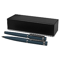 Набор ручек Attashe Solution, (ручка шариковая, роллер) в подарочной коробке Emotion Серо-синий