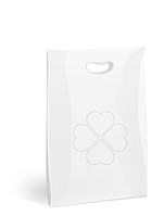 Полиэтиленовые пакеты с нанесением логотипа, пвд 40x50, Белый