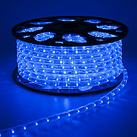 Дюралайт 13 мм, IP65, 100 м, 36 LED/м, 220 В, 2W, постоянное свечение, свечение синее