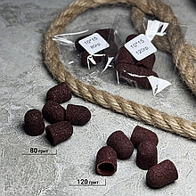 Колпачок шлифовальный (5шт) Размер: 10х15мм :80 гр , 120гр