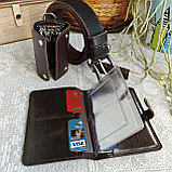 Мужской набор: ремень Beng 4см + универсальная обложка + ключница, фото 5