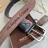 Мужской набор: ремень Beng 4см + универсальная обложка + ключница, фото 9