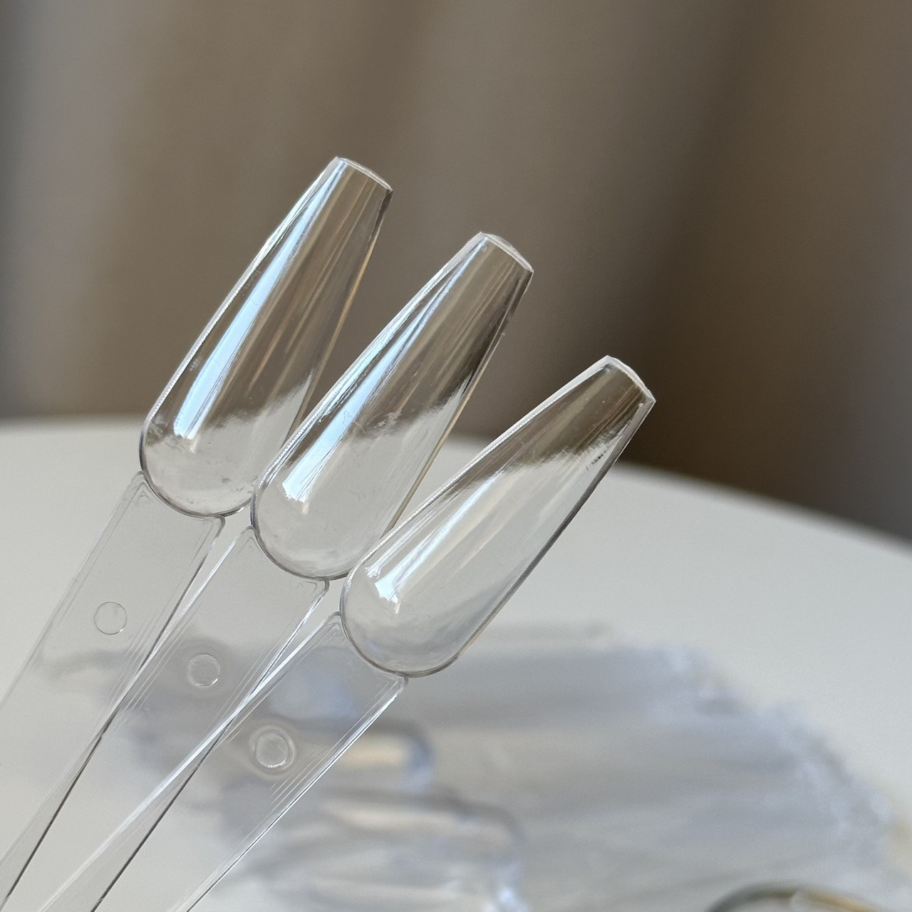 Палитра на кольце 50 ноготков (прозрачная балерина)