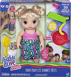 Интерактивная кукла Hasbro Baby Alive - Малышка и лапша  C0963