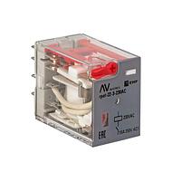 Реле промежуточное с кнопкой и мех, Индикацией RPAt 22/3 10A 230В AC EKF AVERES
