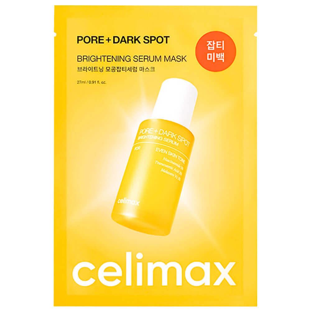 Маска для выравнивания тона и рельефа кожи Celimax Pore+Dark Spot Brightening Serum Mask, 1 шт