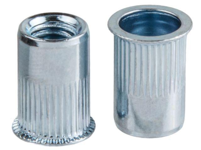 Заклепка резьбовая М5 уменьшенный бортик, белый цинк (50 шт в зип-локе) STARFIX