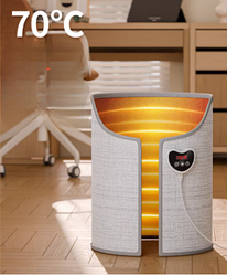 Переносной обогреватель грелка для ног и тела Foot Warmer до 70°C., 8 программ с таймером и дисплеем + плед