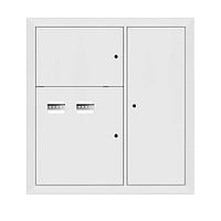 Щит этажный 2 кв, RAL9003 (1000x950x150) EKF Basic