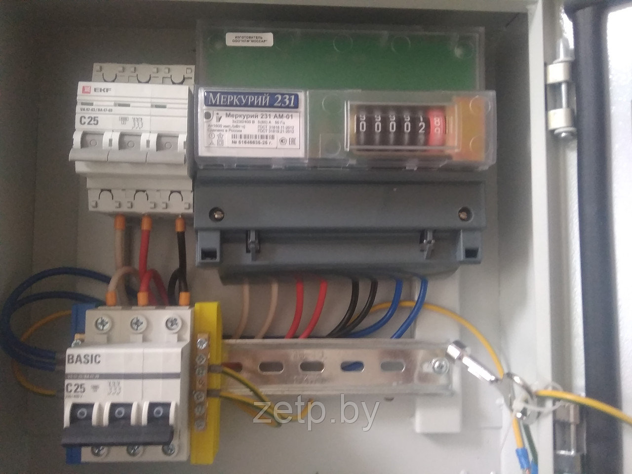 ЩУЭ-3 щит учета электроэнергии в сборе (навесной, уличный, трехфазный )