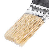 Кисть малярная радиаторная деревянная рукоятка, 2,5 - 63мм - 01-2-025, фото 3