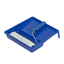 Набор малярный 2 предмета: валик Меховой 240мм, кювета 330х350 мм, (уп.) - 04-1-121