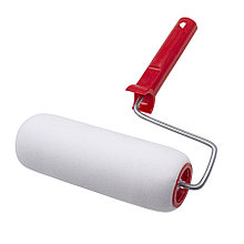 Валик малярный с рукояткой Поролон, ось 6мм, D48мм, 200мм - 04-2-101