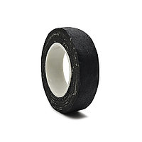 Лента изоляционная, прорезиненная, х/б, черная, 18ммх6,5м, 80гр, 350мкм - 49-5-101